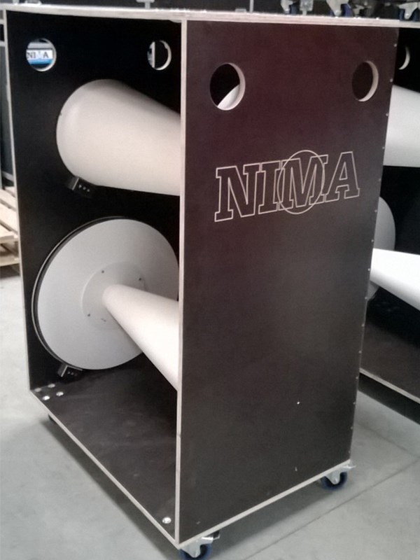 Berken betonplex kist voor tafels